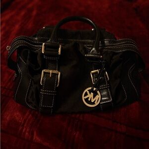 Michael Kors Black Tote with Gold Hardware
